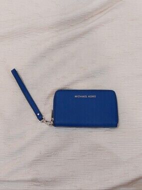 Michael Kors Royal Blue Wristlet Wallet